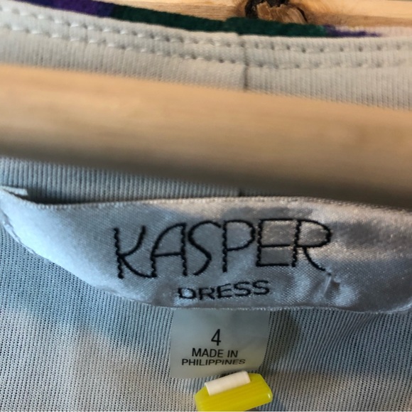 Kasper || Multicolored Artistic Midi Dress - Picture 5 of 7